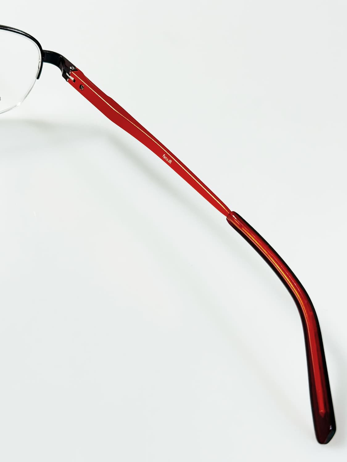 90s FUTIS 스퀘어 반무테 프레임 빈티지 안경 상품이미지6