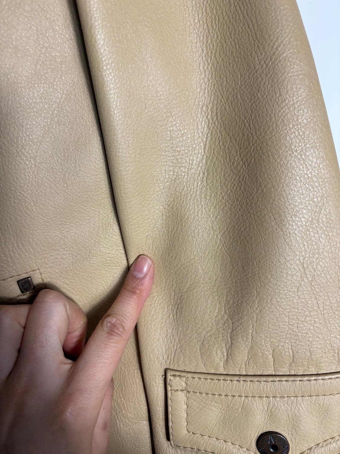 버카루 진 웨스턴 무드 가죽 자켓  상품이미지9