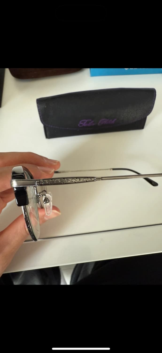 테일러 힛치 하금테 안경 블랙/실버 상품이미지2