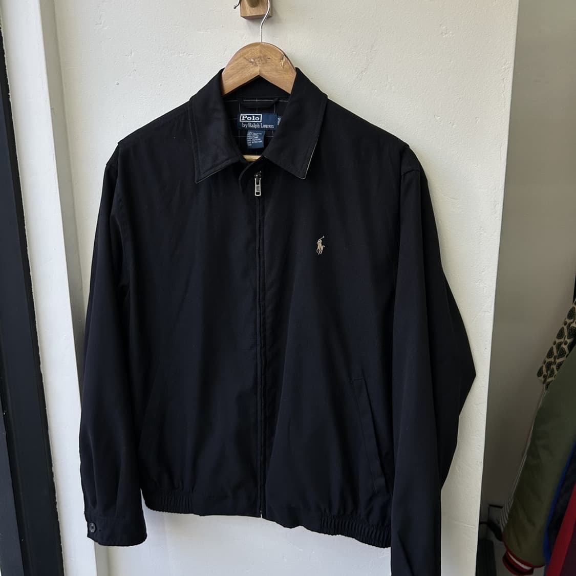 15581 - 폴로 랄프로렌 블랙 폴리 블루종 자켓 상품이미지2