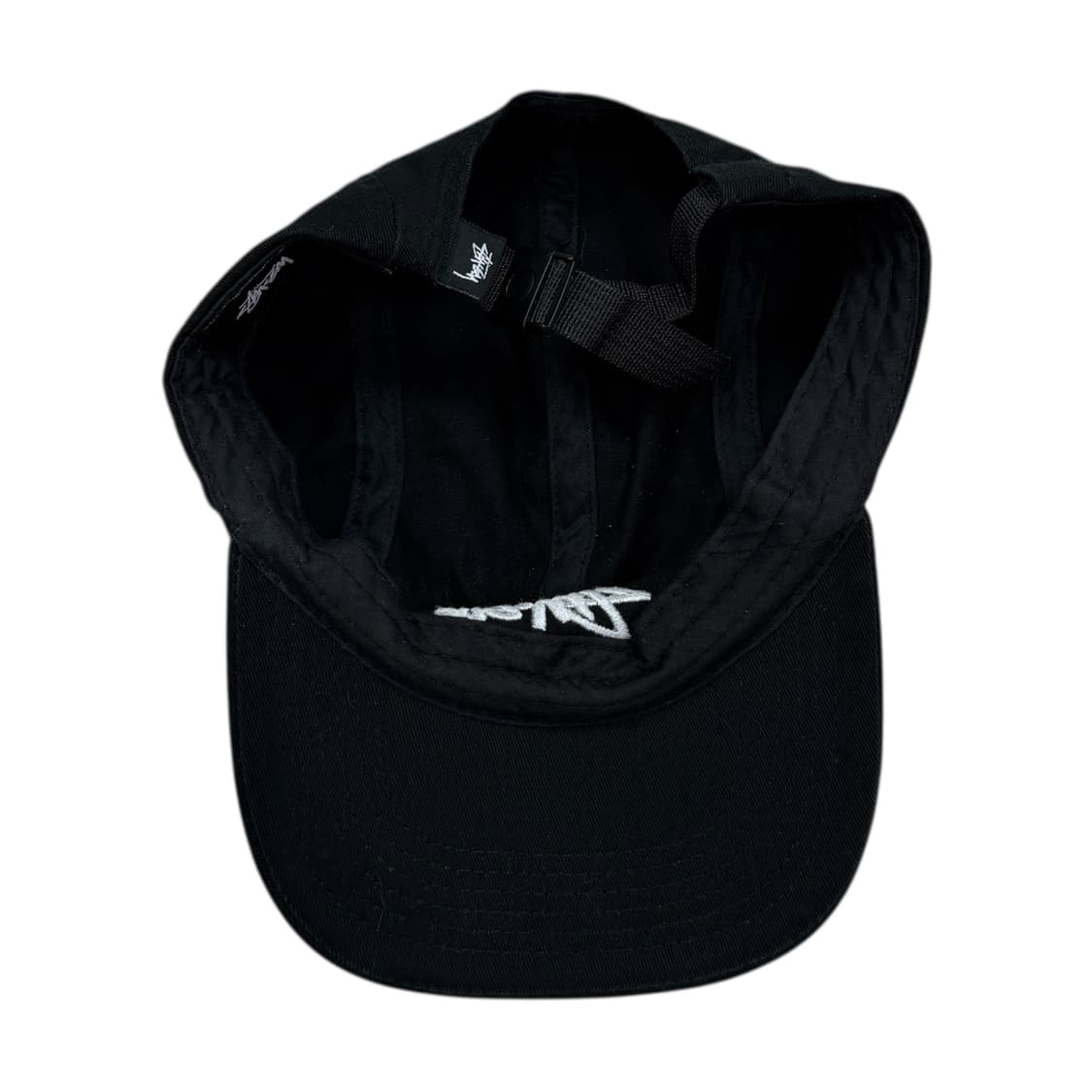 스투시 빈티지 캠프캡 모자 블랙 상품이미지4