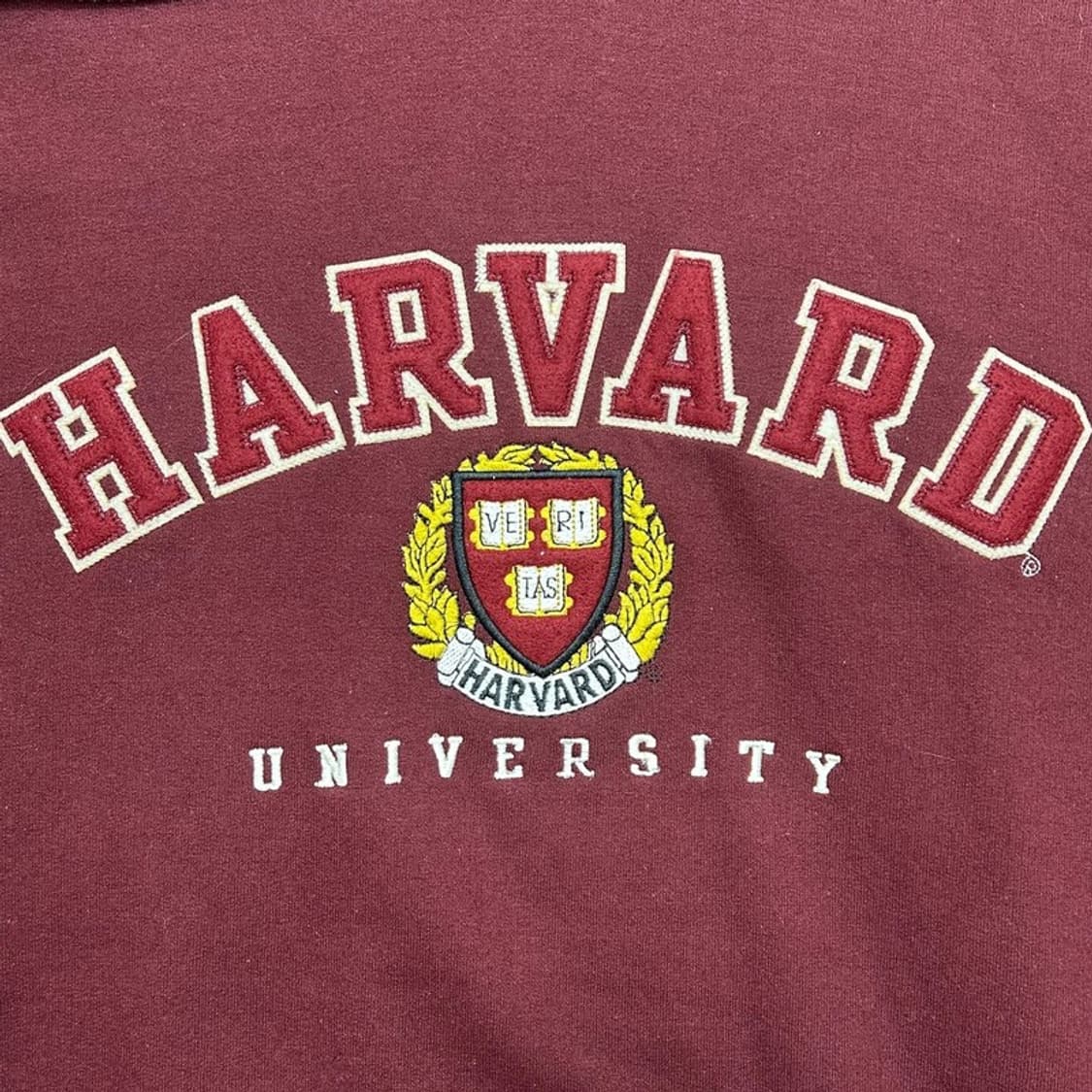 새상품 챔피온 버건디 하버드 컬라지 기모 후드티 L 상품이미지3