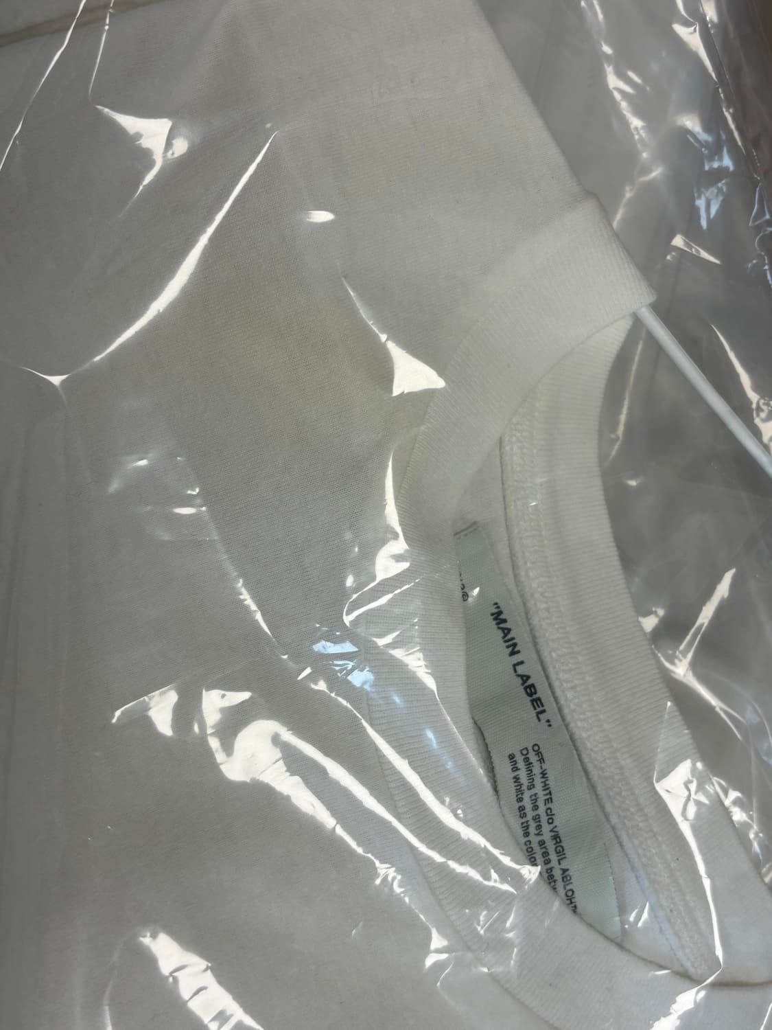 오프화이트 남성 반팔 티셔츠 S 상품이미지3