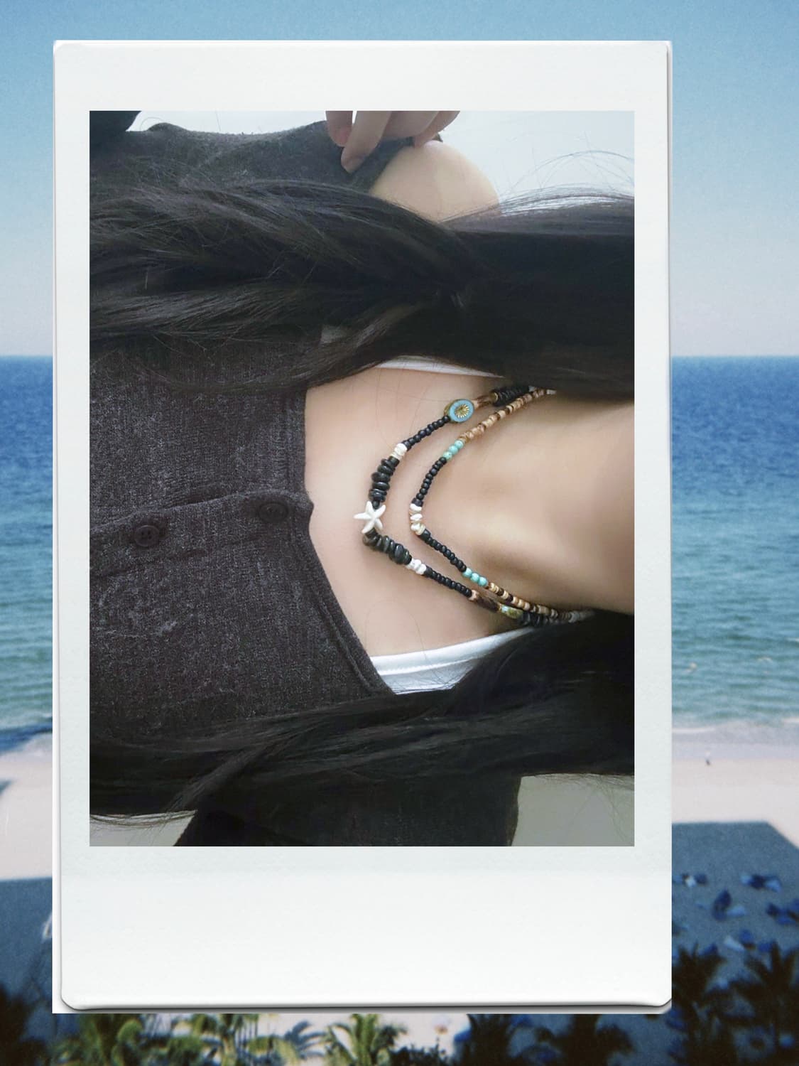  1. Uncharted seas 비즈 목걸이 | 레이어드 목걸이 상품이미지5