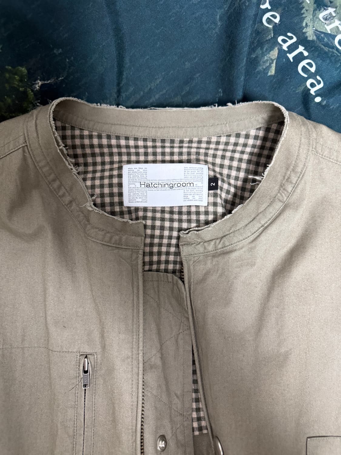 해칭룸 플라이트 자켓 카키 상품이미지4