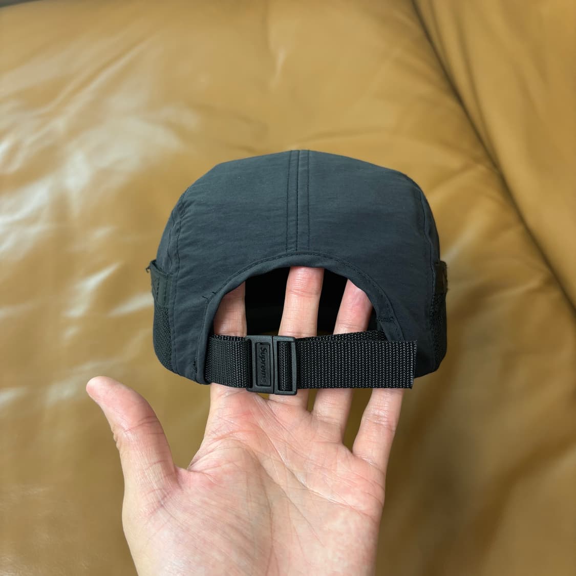 Supreme 슈프림x팀버랜드 블랙 캠프캡 모자 (Black) 상품이미지7