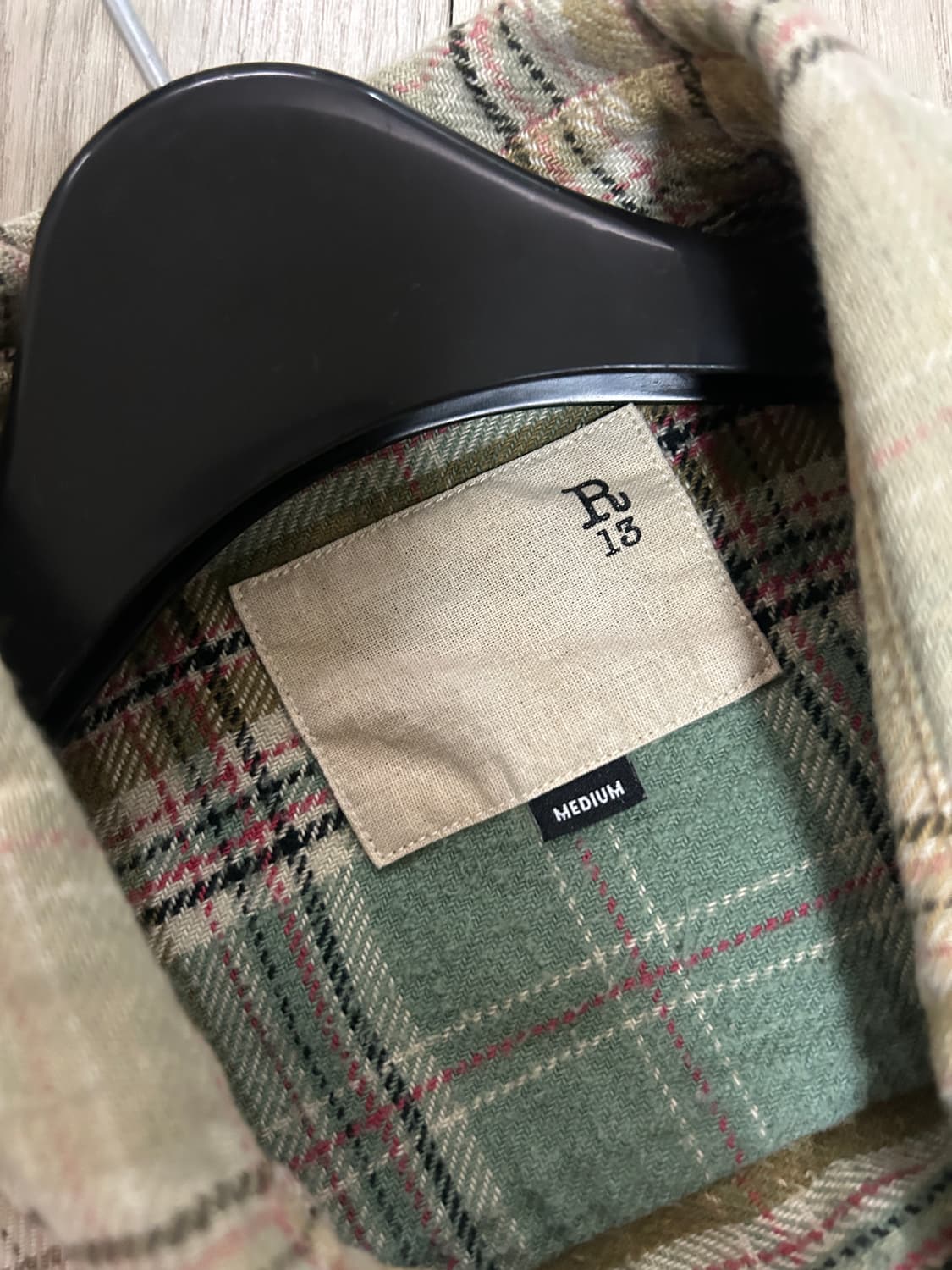 r13  드롭 넥 워크 셔츠 (변우석 셔츠) 상품이미지5