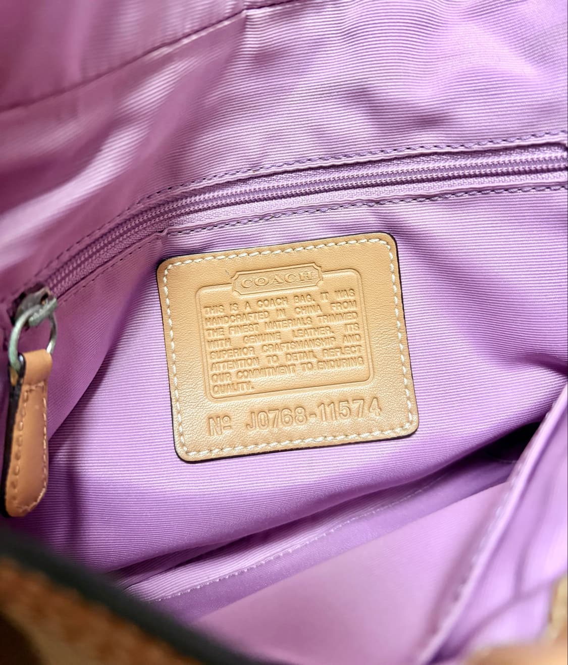 🥯데일리) Coach 코치 시그니처 숄더백 베이지카멜 상품이미지5