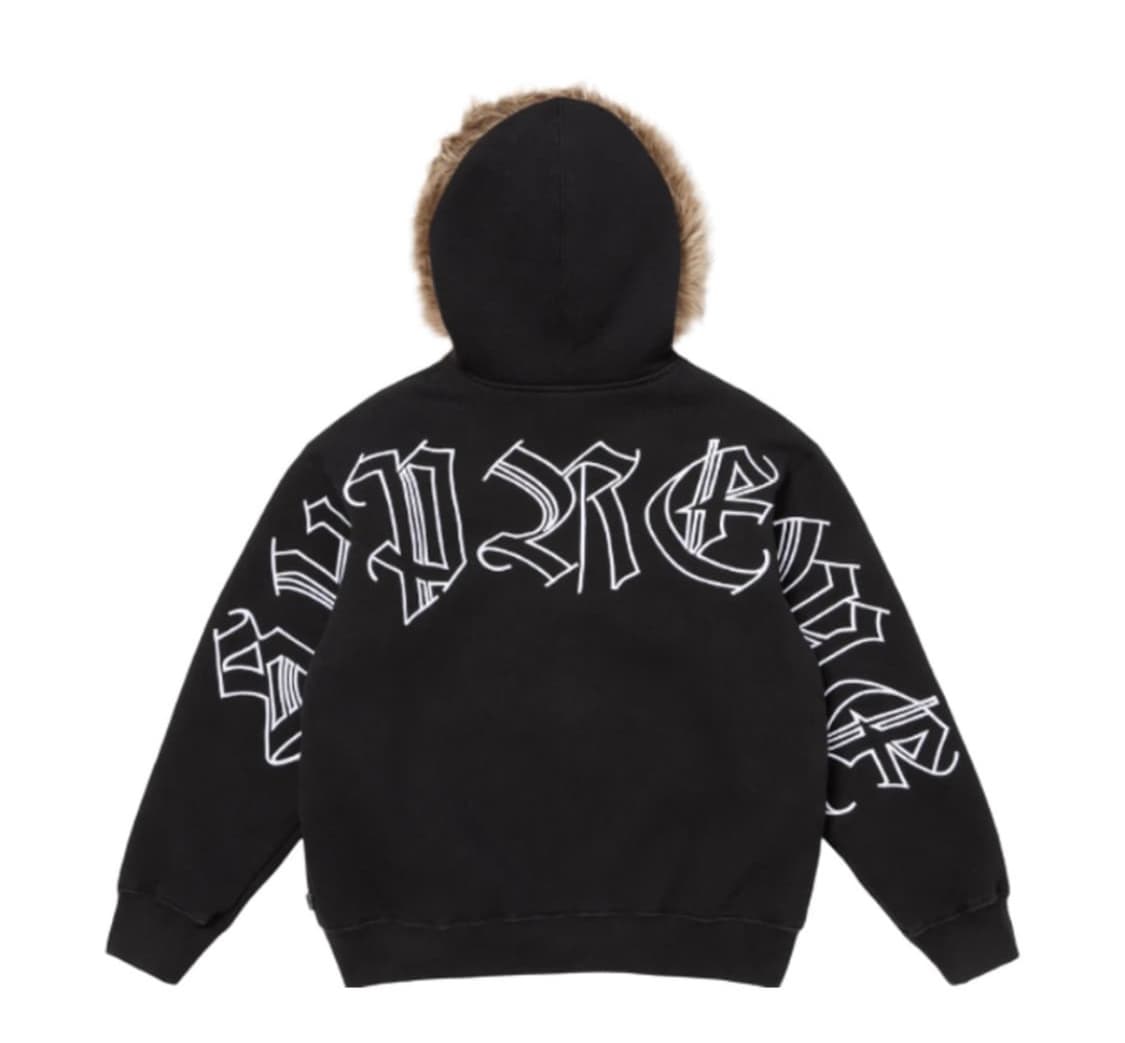 슈프림 폭스 퍼 후드집업 25FW 상품이미지1