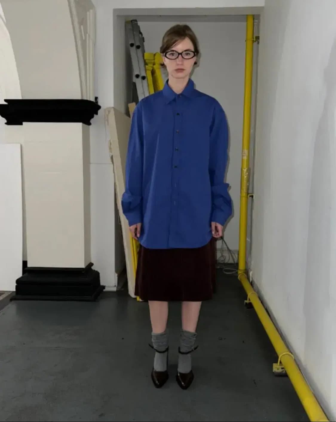ribbonbit 리본빛 모네 Austin Blue Shirt 상품이미지1
