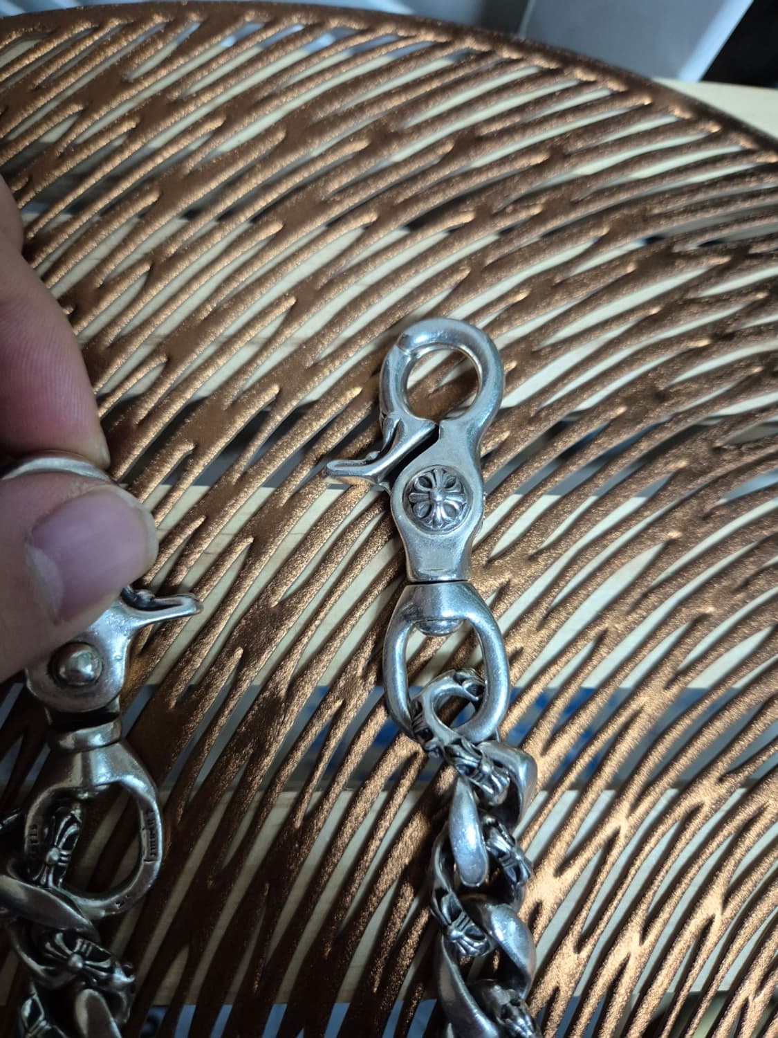 [OS] 크롬하츠 월렛체인 투클립 롱체인 상품이미지8