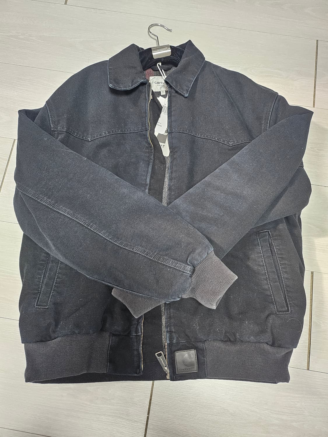 칼하트 wip og 산타페 자켓 블랙 S 택 미제거 새상품 상품이미지2