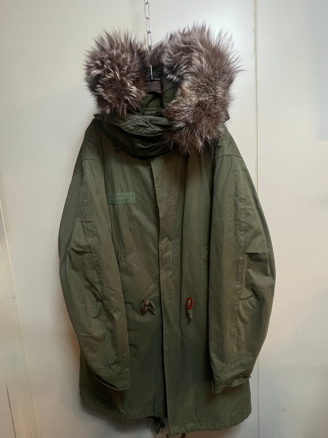 여우털 개파카 상품이미지1