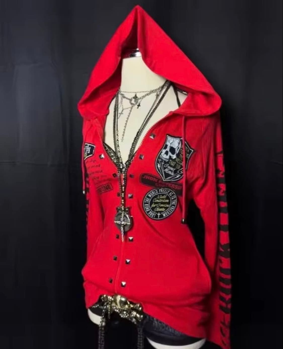 펑크 y2k 후드집업 상품이미지2