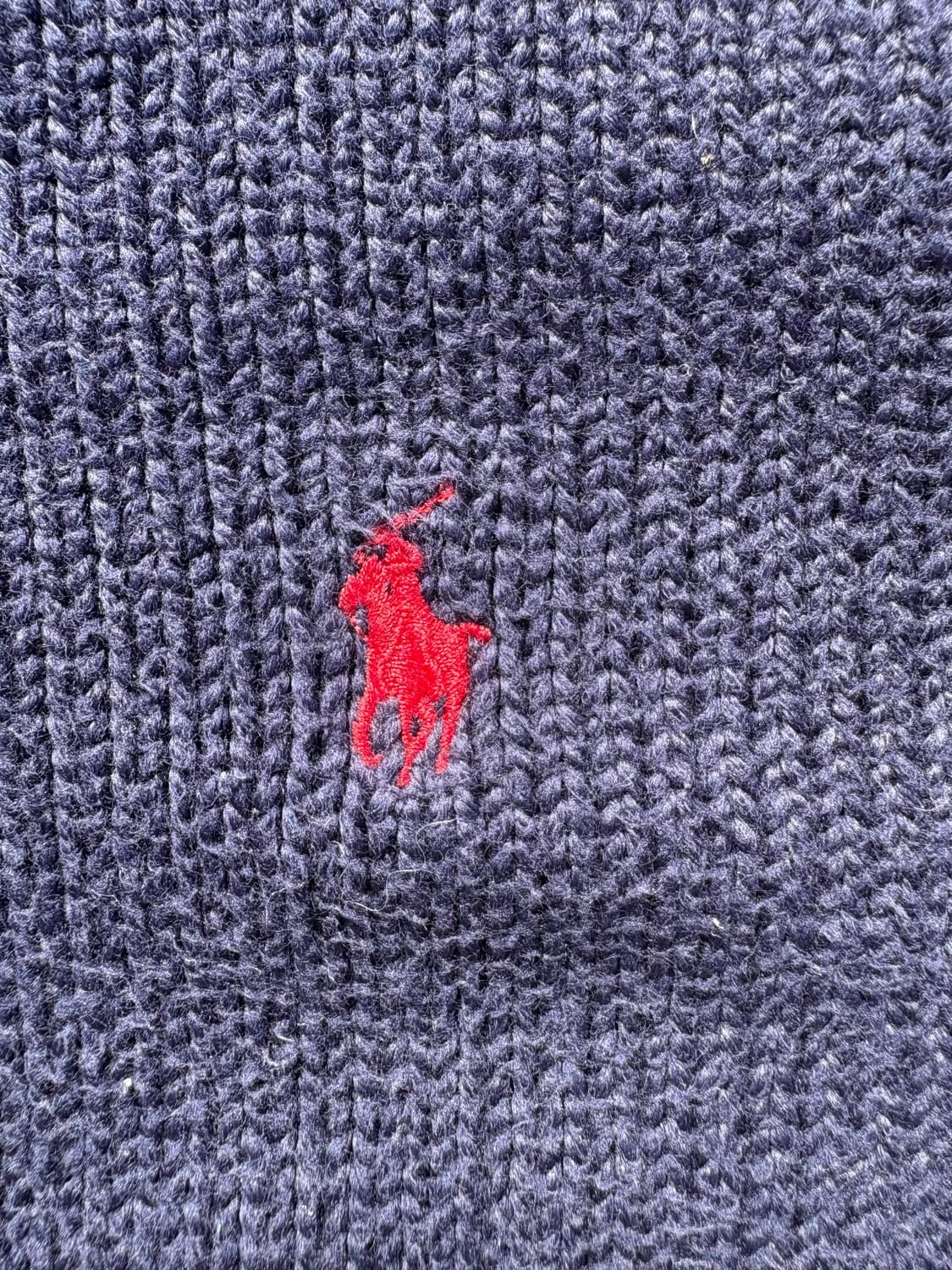 90s 폴로 니트 네이비 상품이미지4