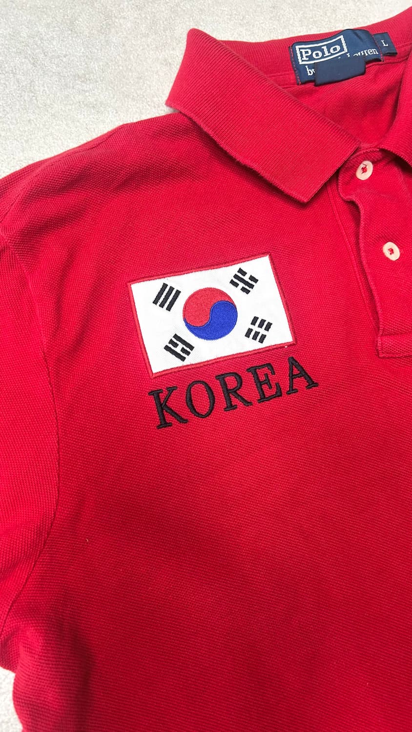 (유일매물) 폴로 빅포니 코리아 레드 카라티 상품이미지2