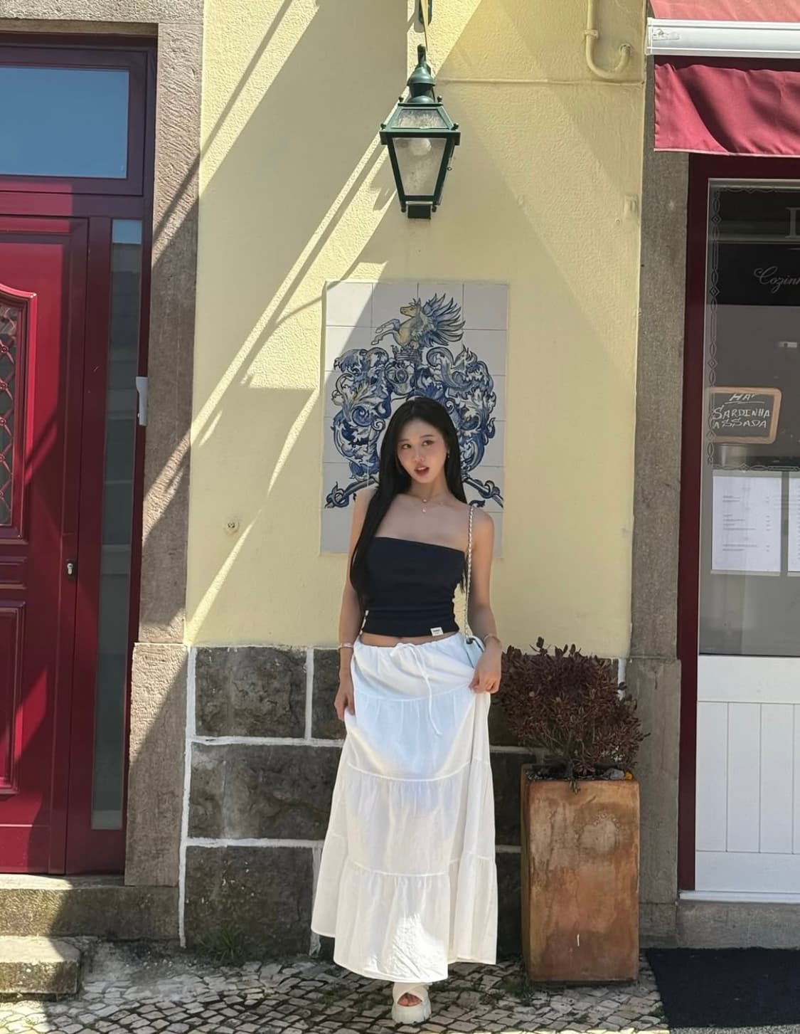 글로니 튜브탑 네이비 상품이미지5