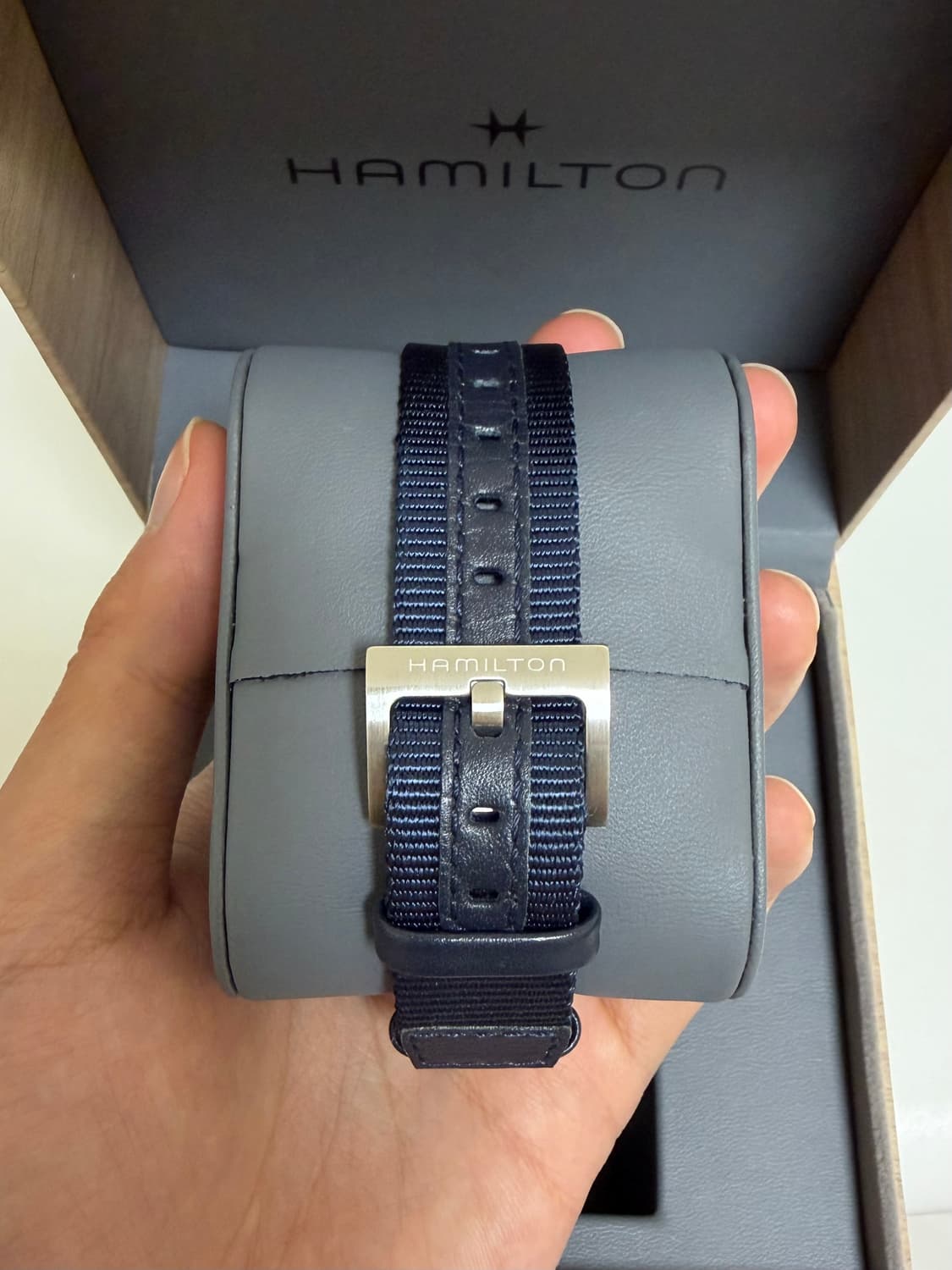 Hamilton Khaki Field Quartz 33mm Blue 상품이미지5