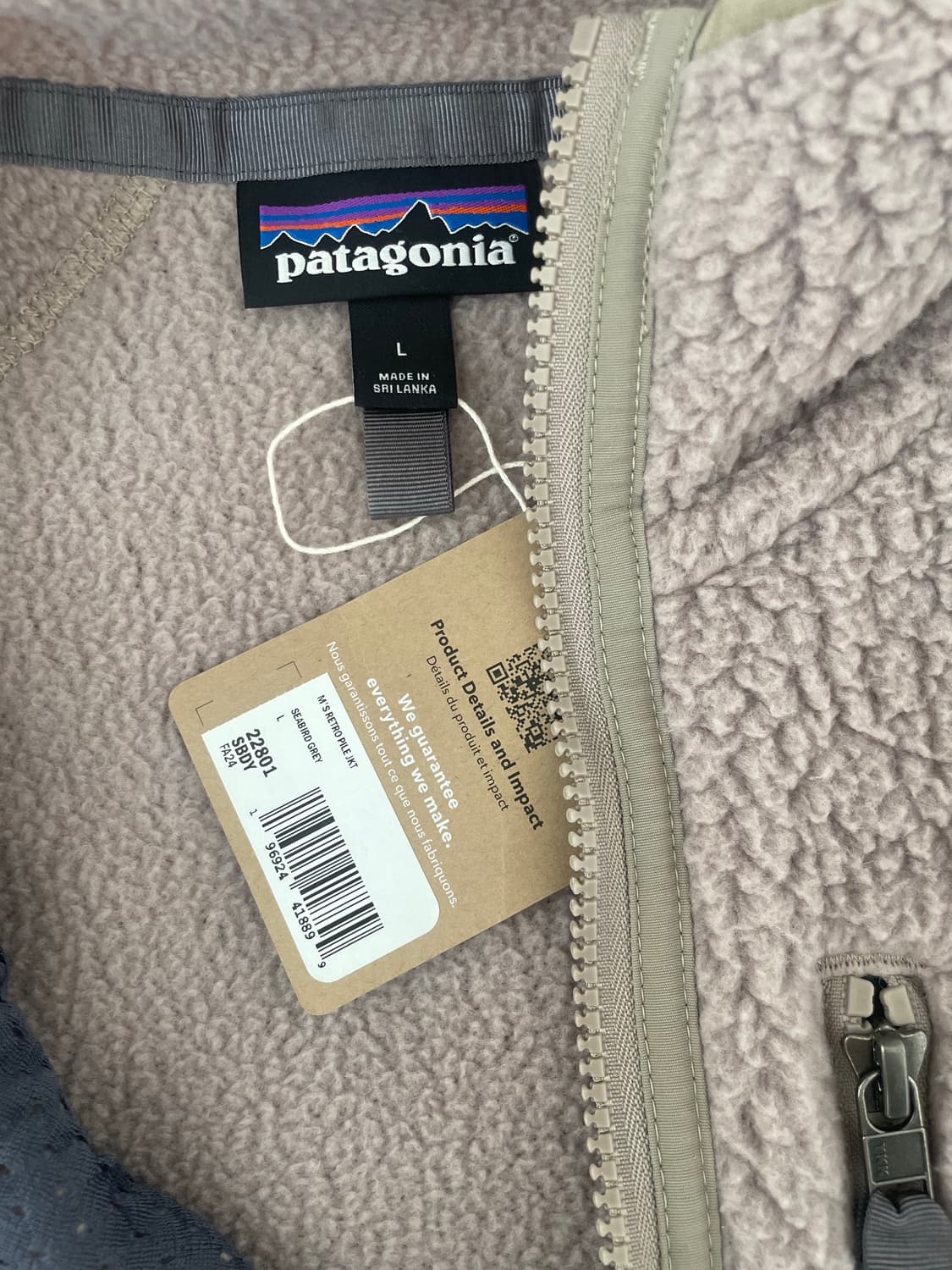 [L] 파타고니아 레트로 파일 플리스 자켓 남성 L 새상품 상품이미지5