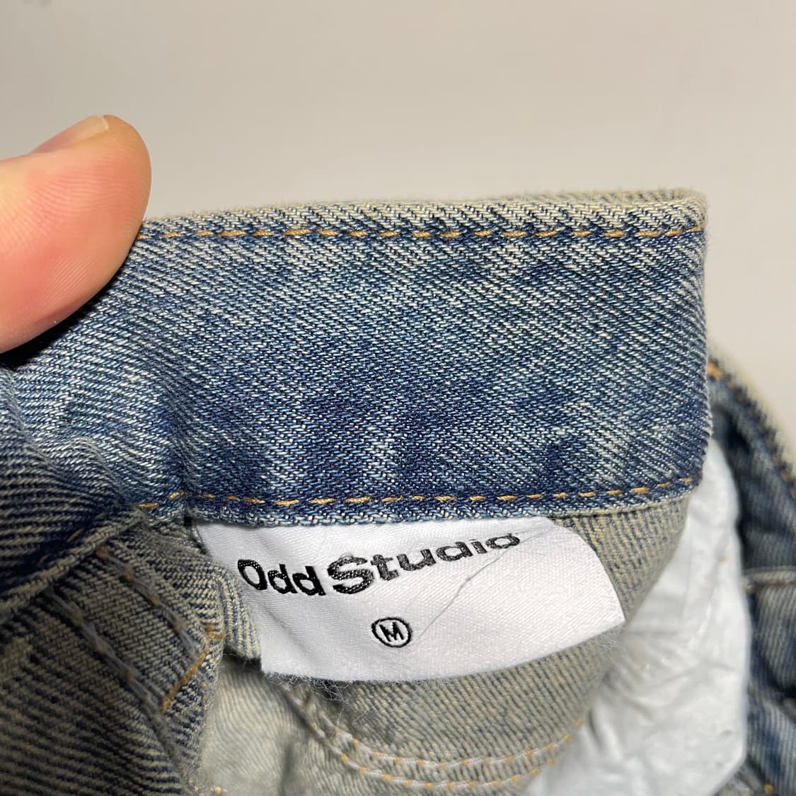 새상품 ODSD 데님 카고 와이드 팬츠 상품이미지8