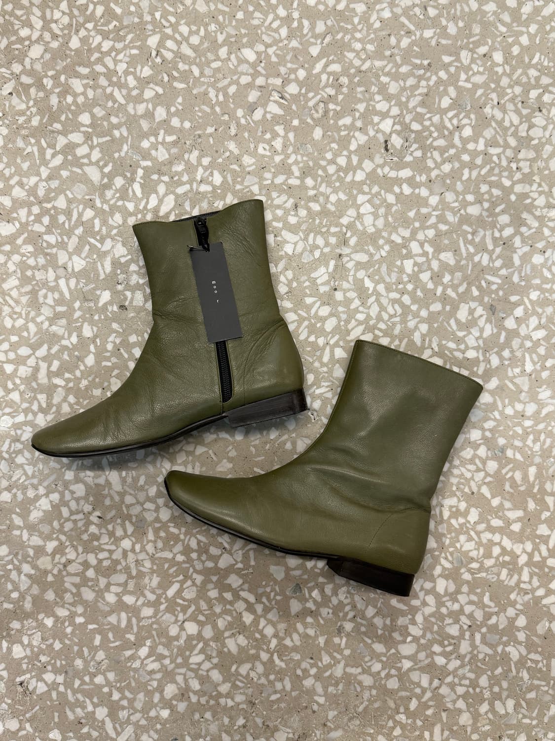 Vintage Leather Boots 상품이미지1
