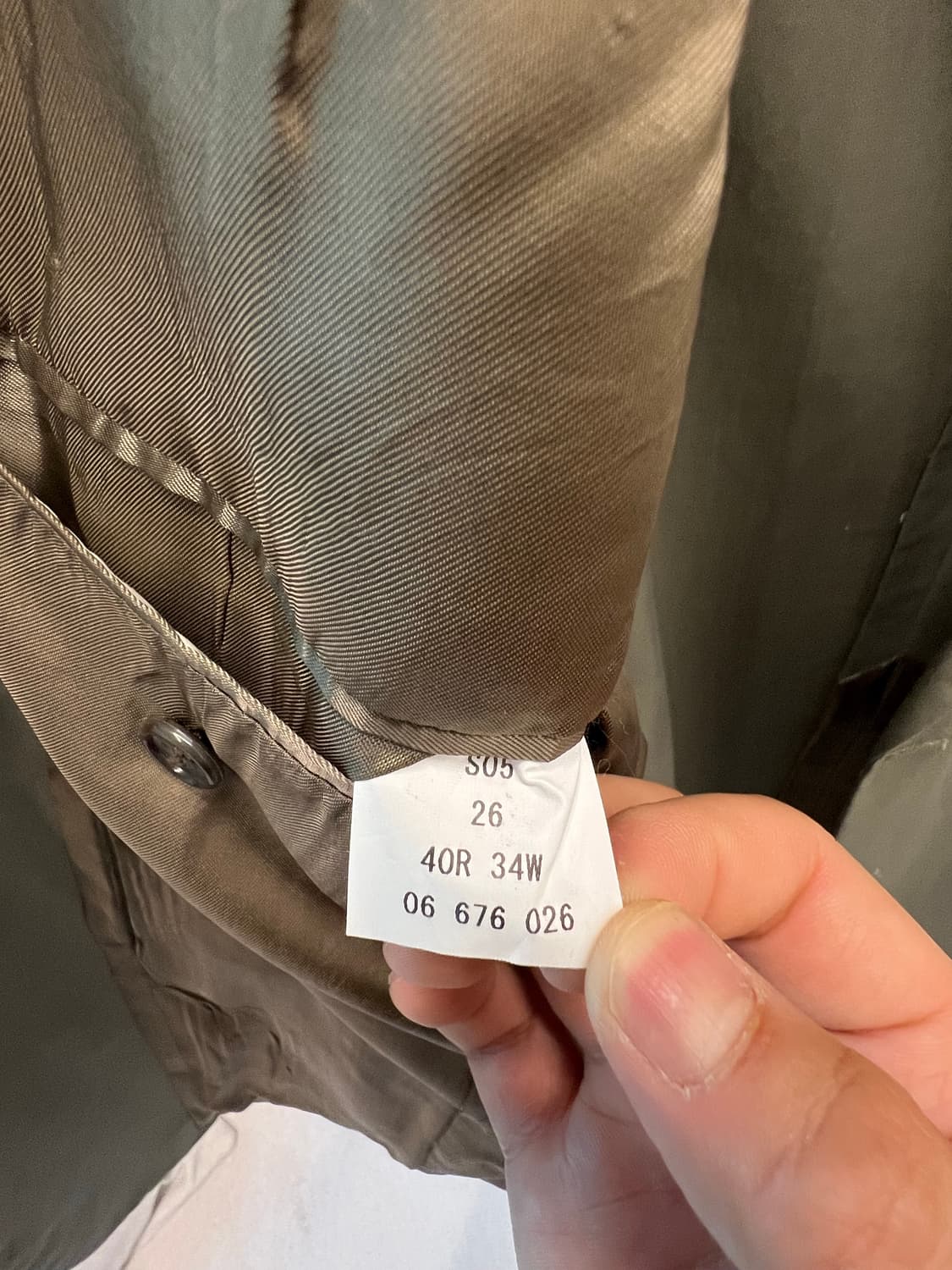 브룩스브라더스 카키 코튼 자켓 상품이미지4