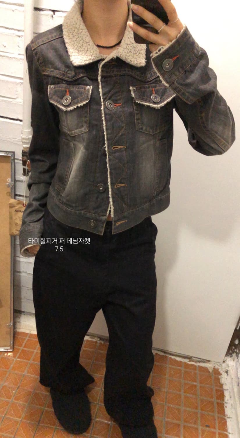 타미힐피거 퍼 데님 자켓 상품이미지1