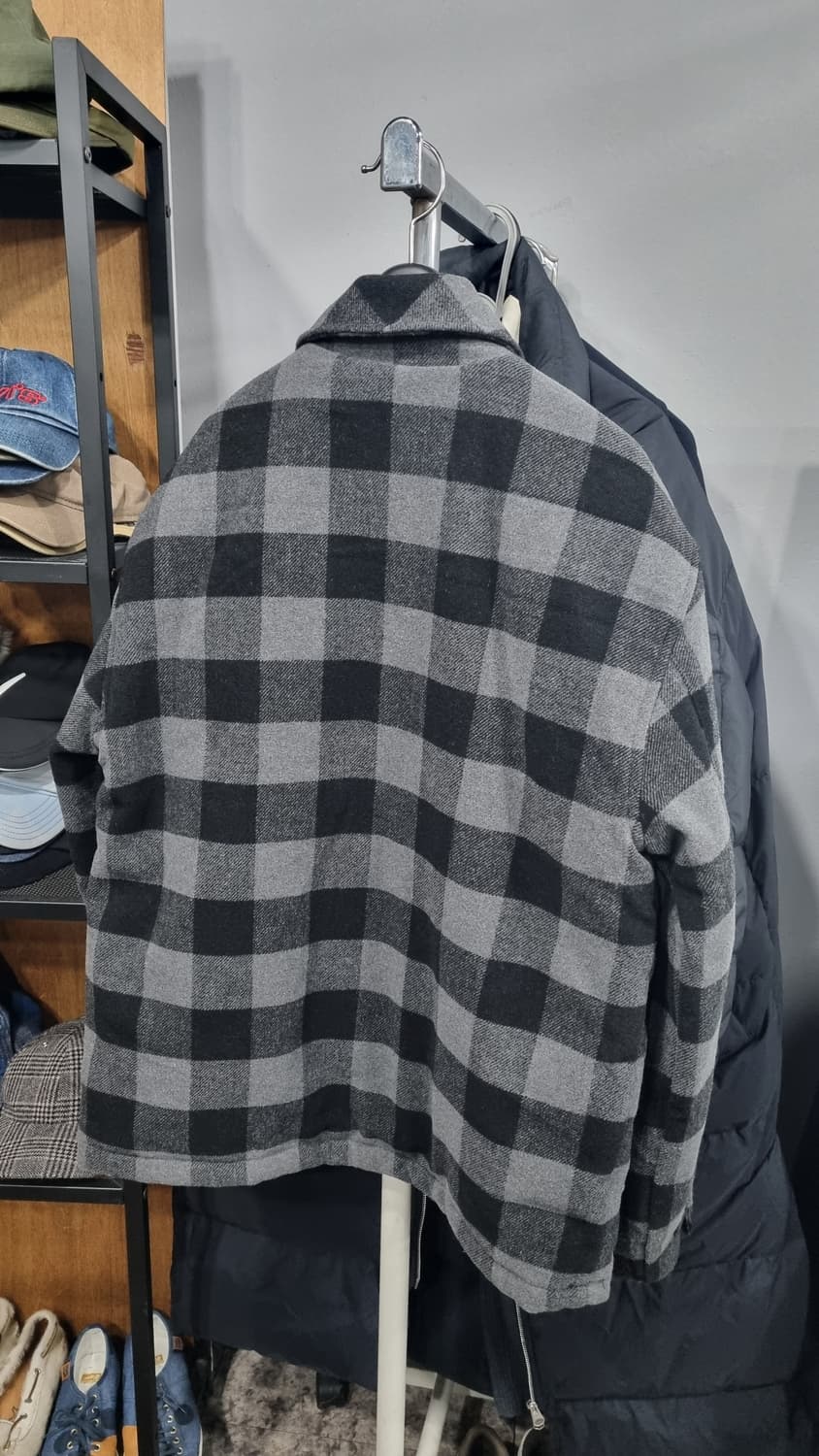 뉴에라(NEW ERA) 체크 모 누빔 코트자켓 남성95~100(표기s)  상품이미지3
