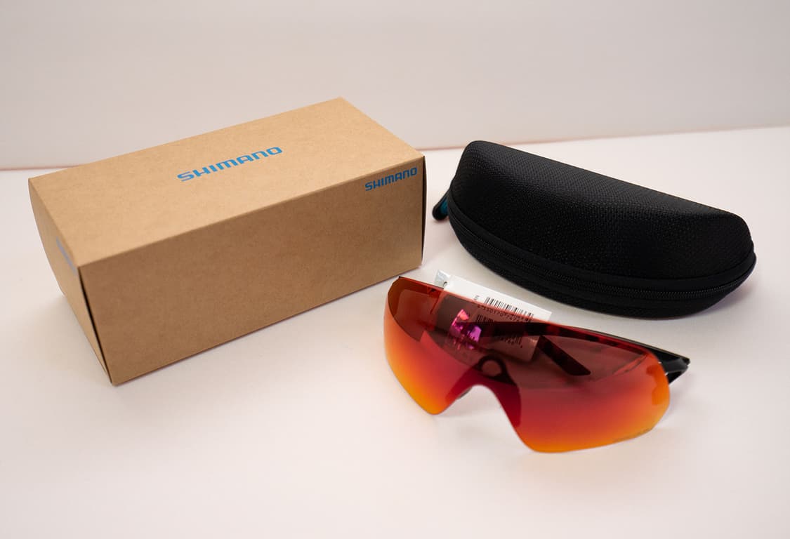 시마노 에어로라이트P 레드/매트 블랙 고성능 퍼포먼스 선글라스 상품이미지1