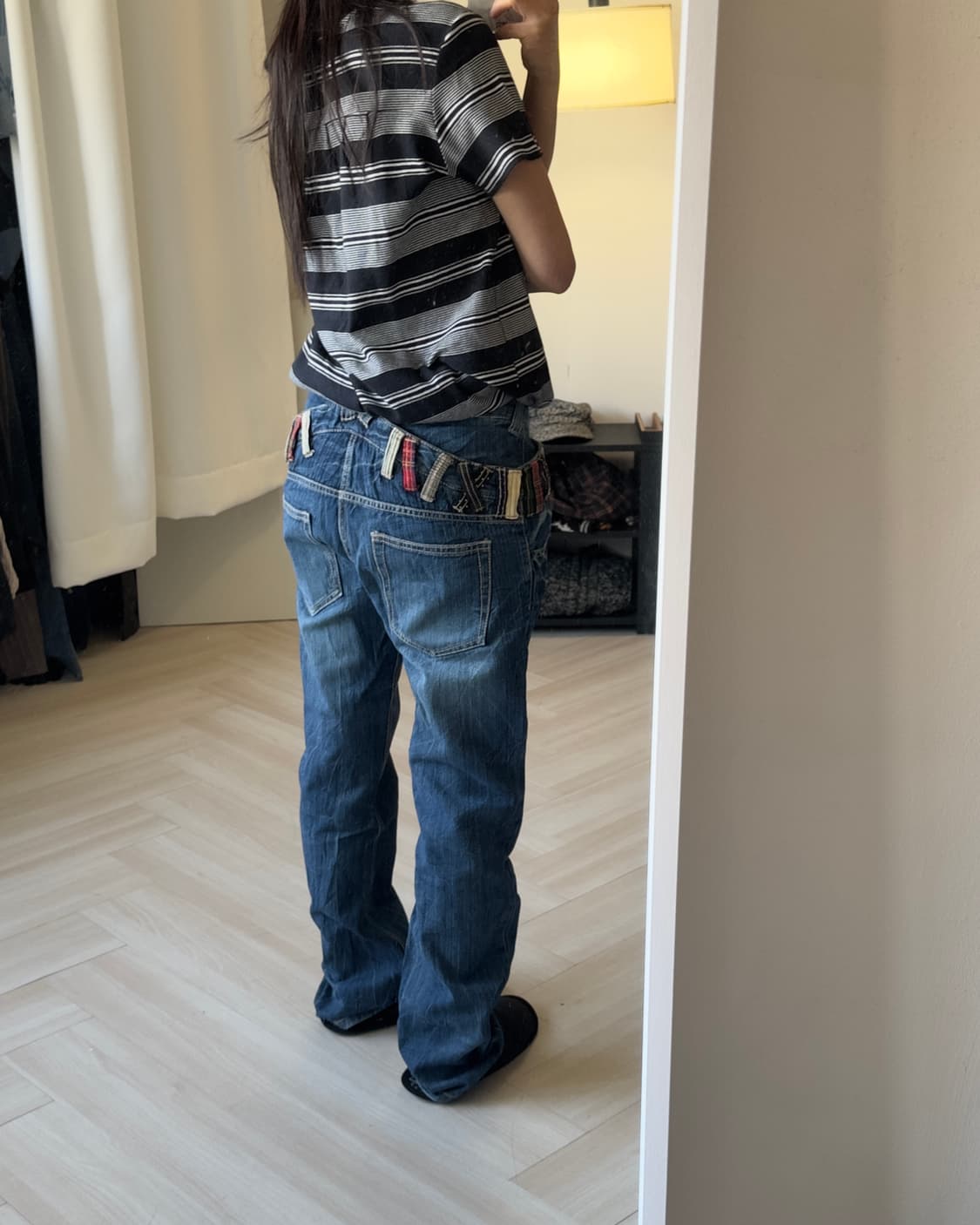 [NYLAUS] side double-waist denim pants 상품이미지8