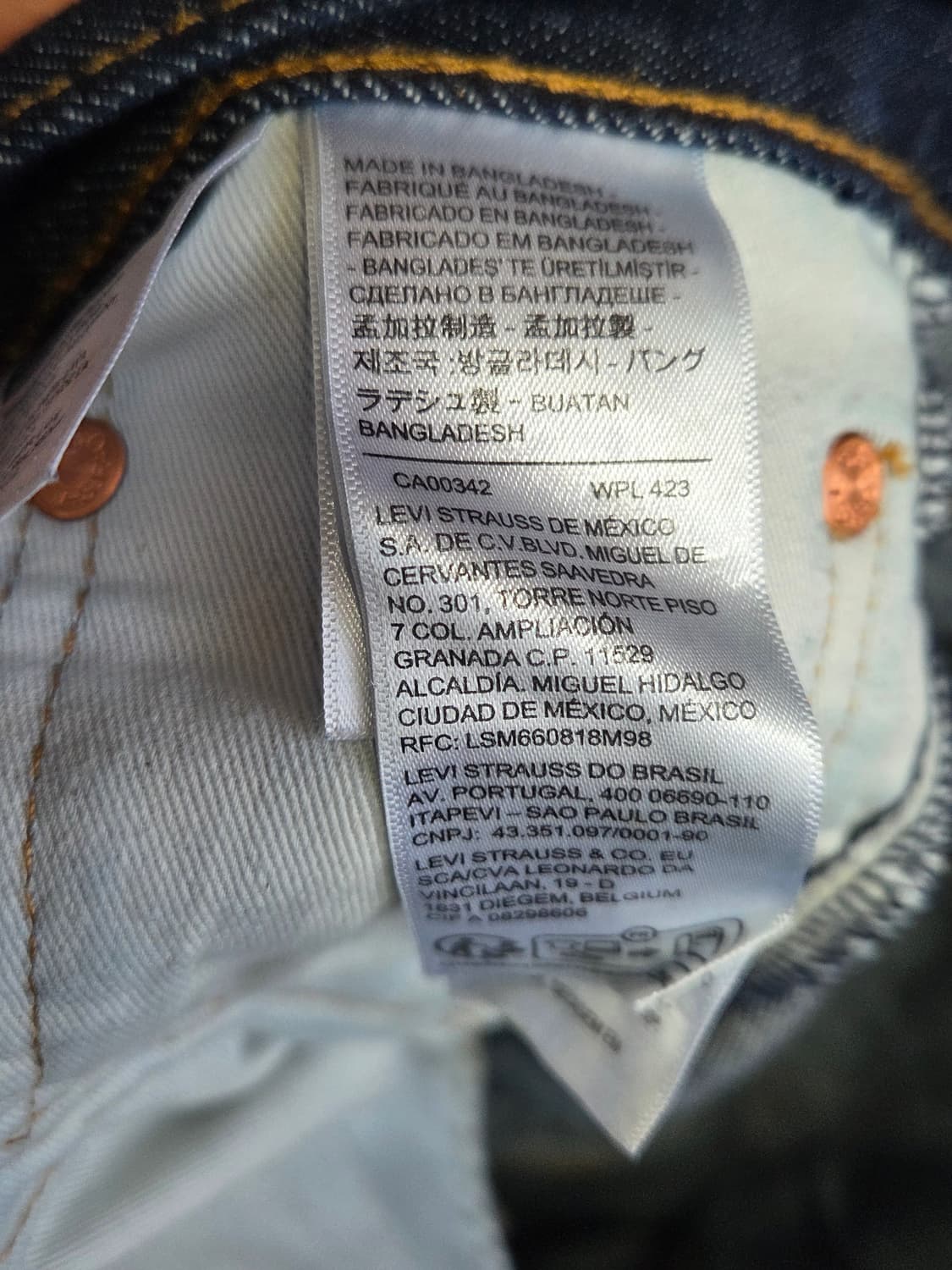 리바이스 프리미엄 555 릴렉스 스트레이트 진 30x32 상품이미지7