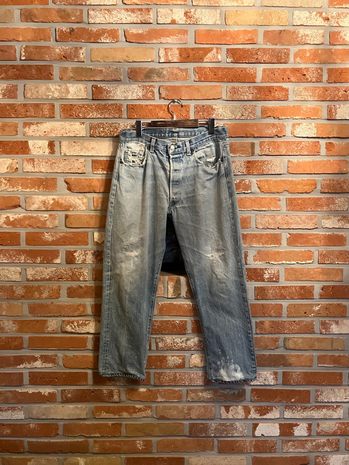80s USA 빈티지 리바이스 501 데님 팬츠 상품이미지1