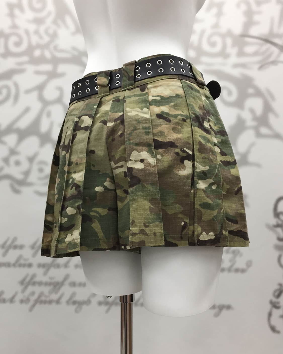 00's Camouflage pleated skort  상품이미지3