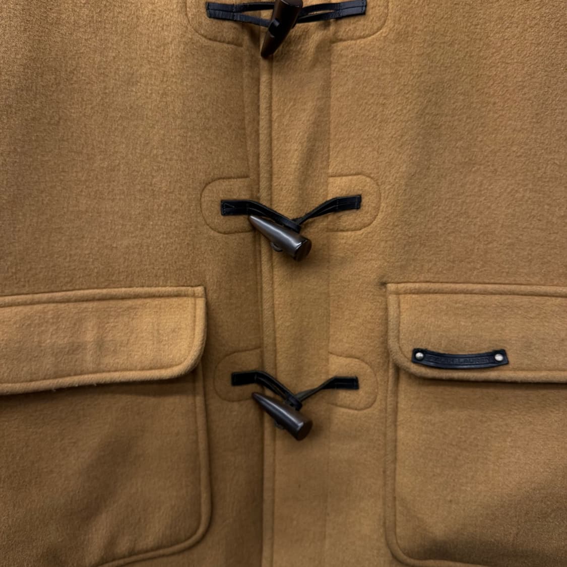 90s 폴로 랄프로렌 체크 라이닝 후디 떡볶이더플 코트 polo 상품이미지6