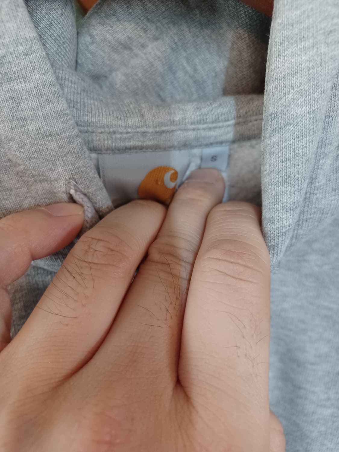 칼하트 빅백로고 기모 후드티 s 상품이미지3