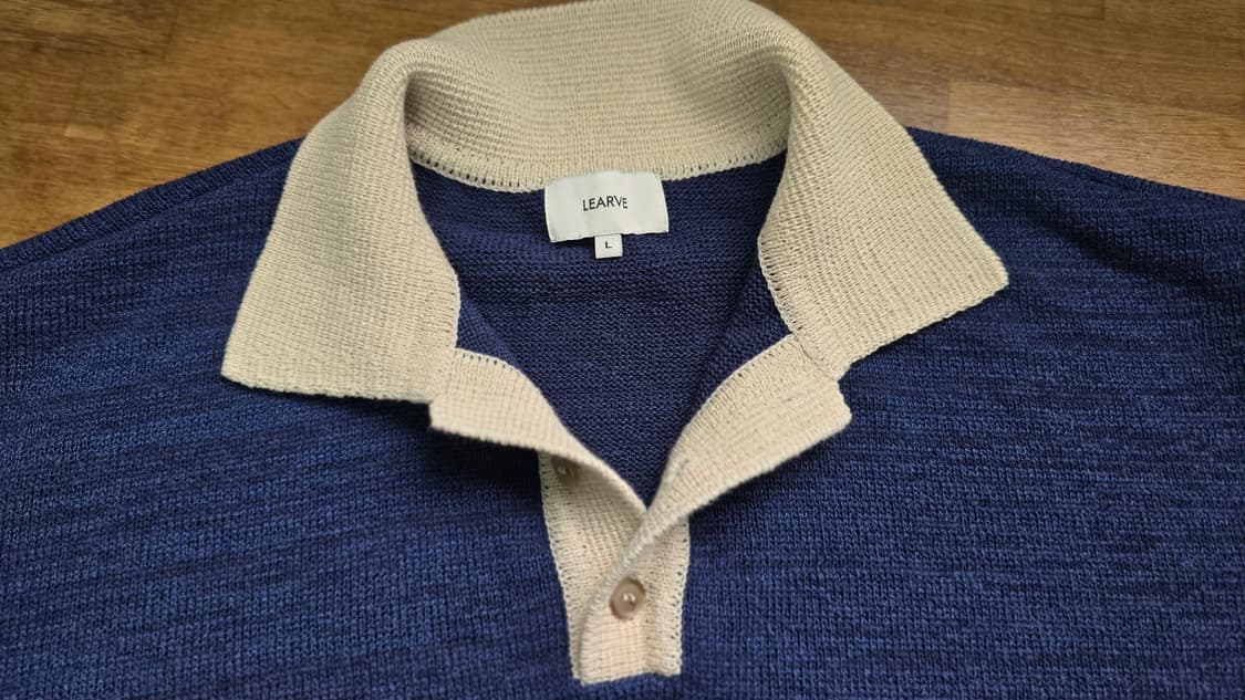 새상품) 르아브 반팔 코튼 니트  XL  상품이미지3