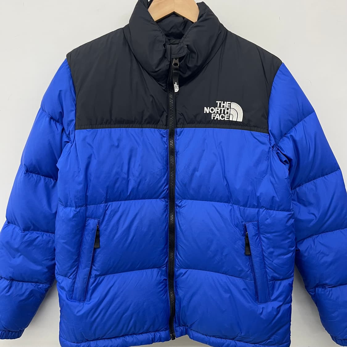 노스페이스 눕시 패딩 블루 / 블랙 남M 상품이미지2