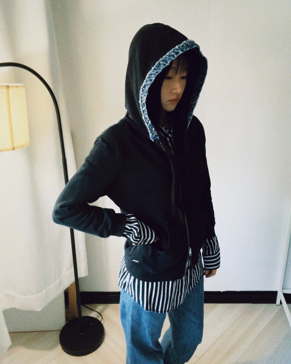 [Diesel] Denim Line Hoodie Jacket 상품이미지1