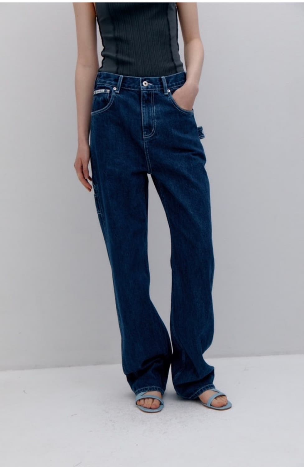 파르벵 FARVEN CARPENTER DENIM(블루M) 상품이미지2