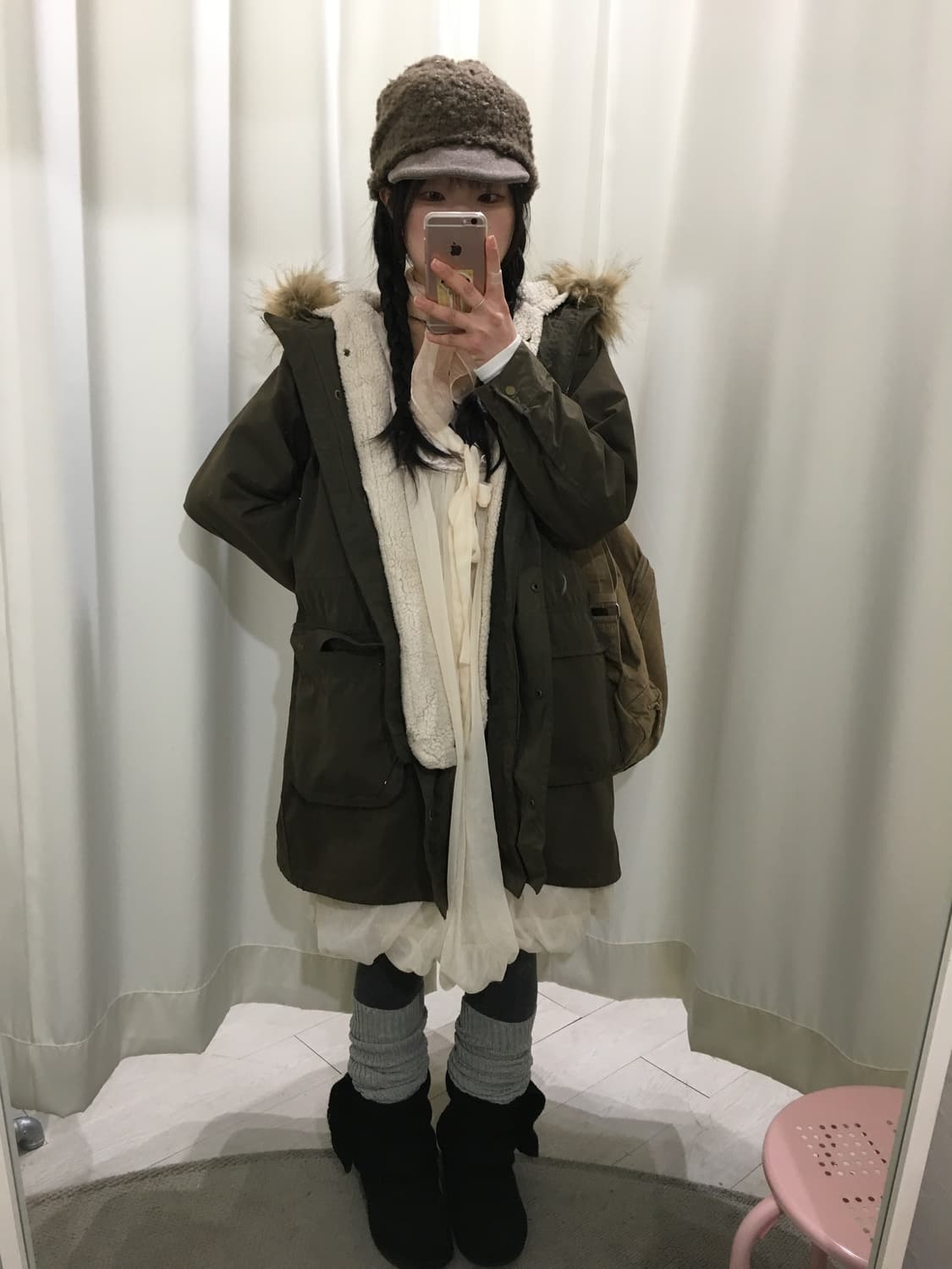 내피 탈부착 모리걸 야상 상품이미지2