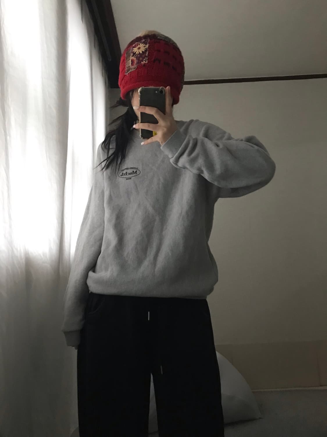 미스치프 서울 그레이 맨투맨 상품이미지5