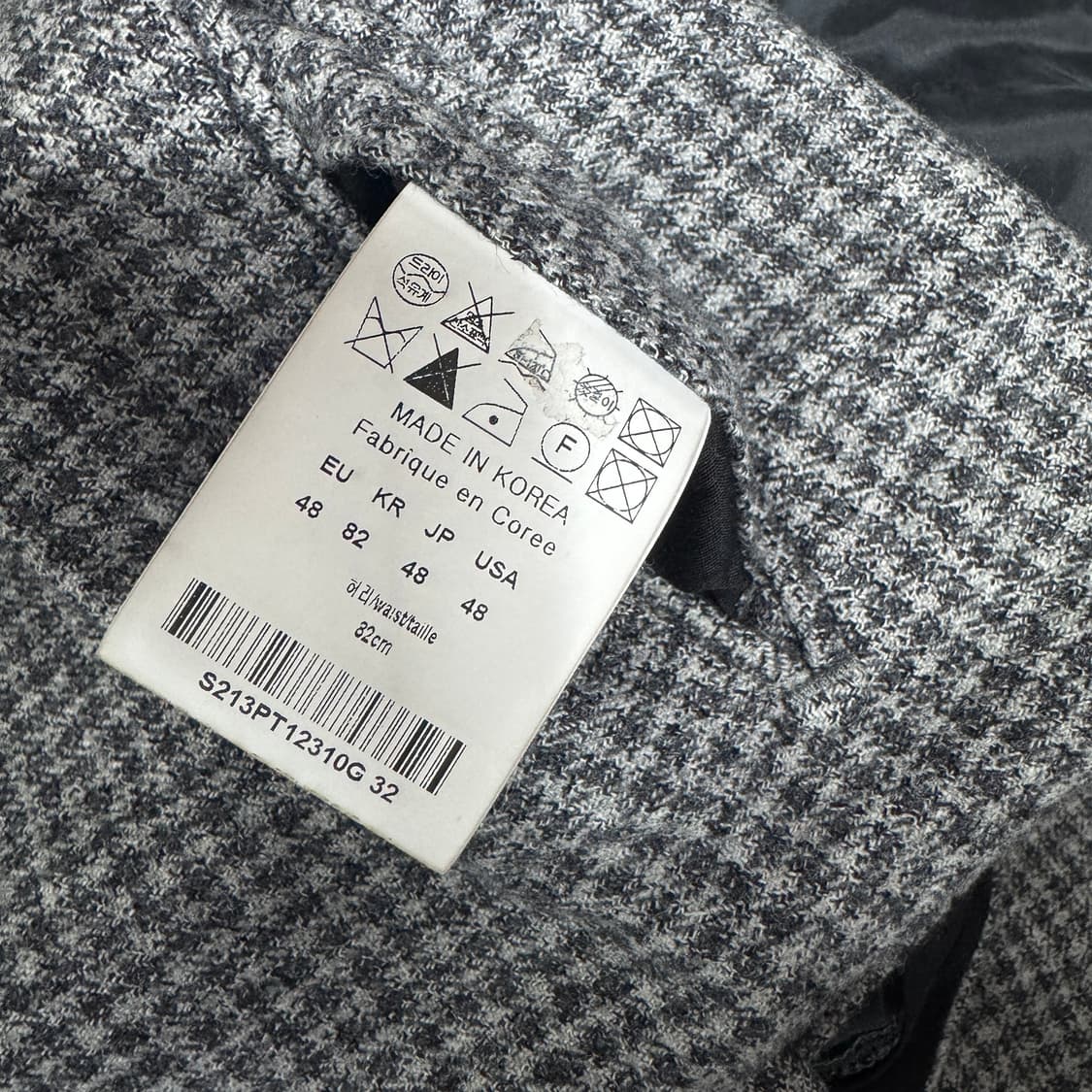 솔리드옴므 울 슬랙스 48사이즈 (32) 상품이미지4