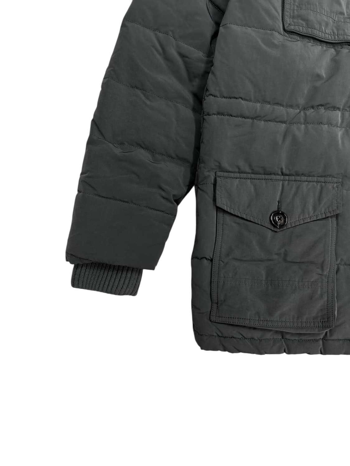 타미힐피거 양가죽 덕다운 카라코람 카키그레이 (M)  상품이미지5