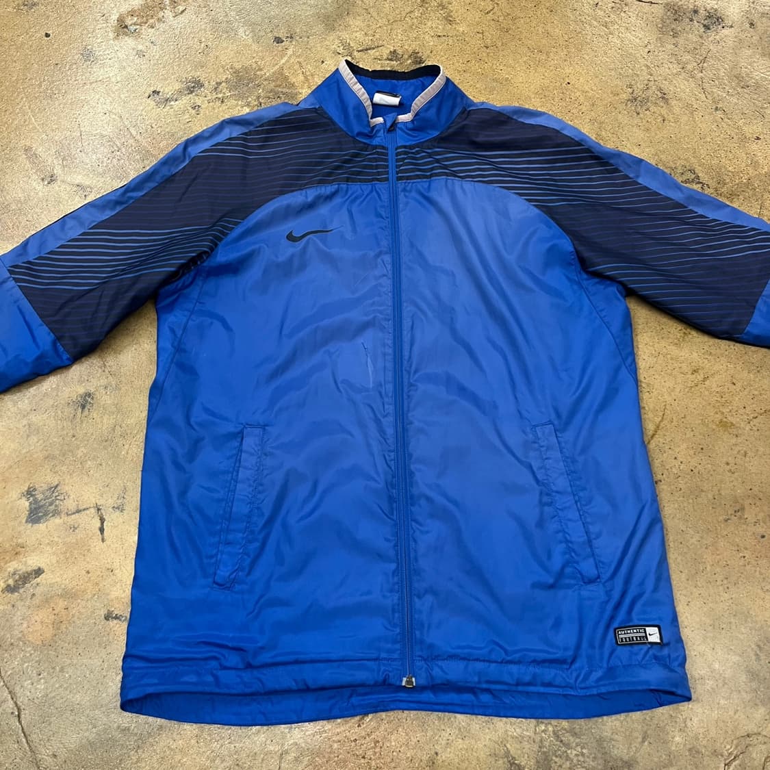 [정품/2XL] 나이키 블루 바람막이 자켓 b17 상품이미지3