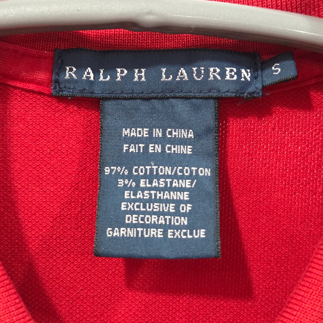 폴로랄프로렌 우먼 빅포니 피케 카라 반팔티 S 상품이미지3