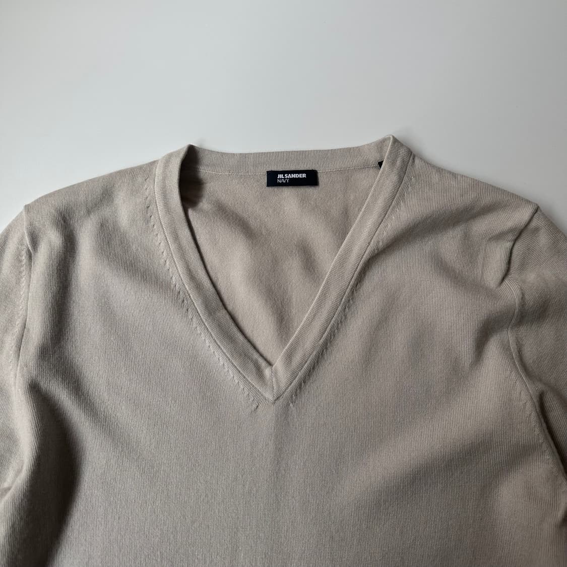 질샌더 jil sander navy 브이넥 니트 상품이미지2