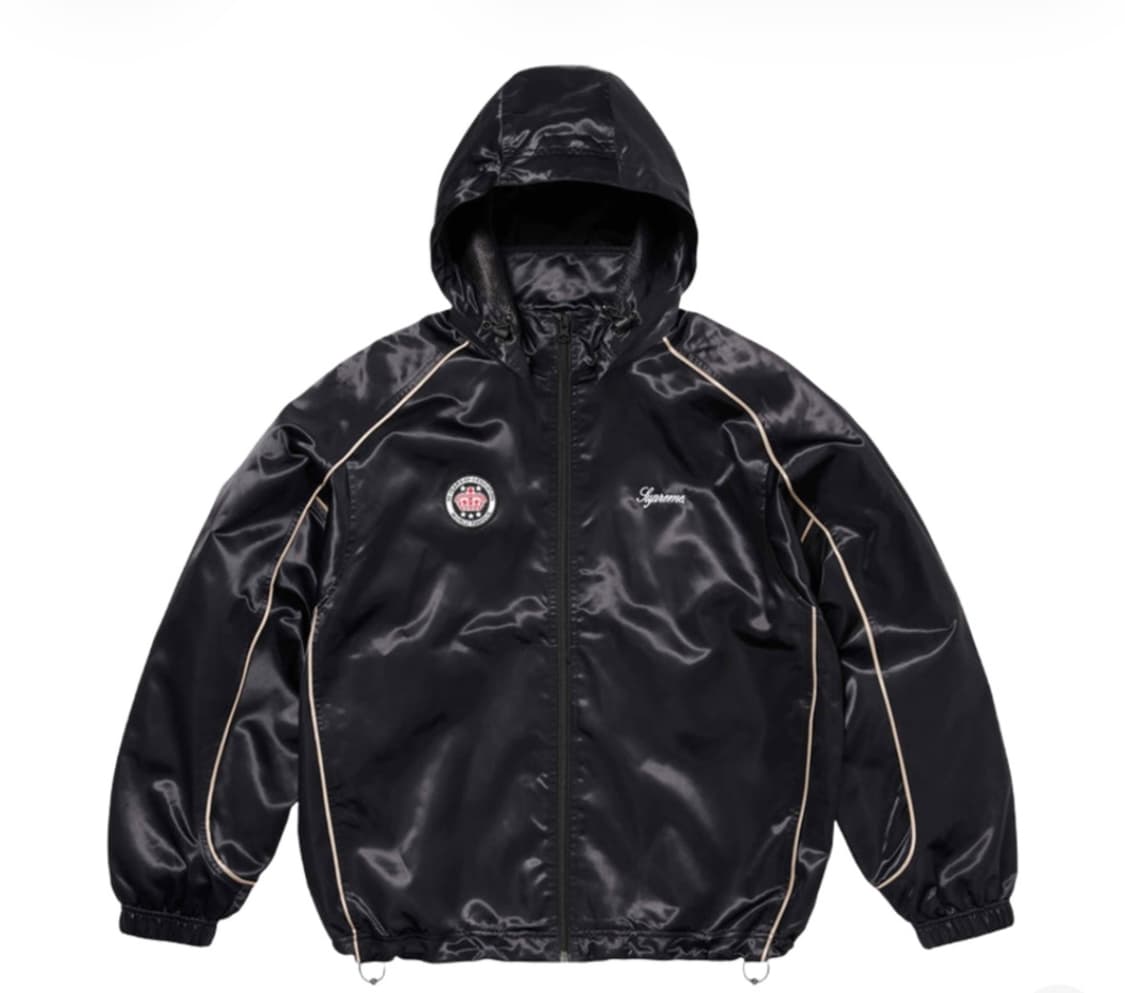 슈프림 사틴 후드 트랙 자켓 24ss 상품이미지2
