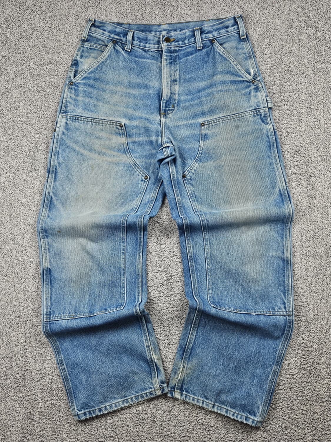 칼하트 데님 더블니 카펜터 워크 팬츠 ( 34X32 ) / 10415 상품이미지1