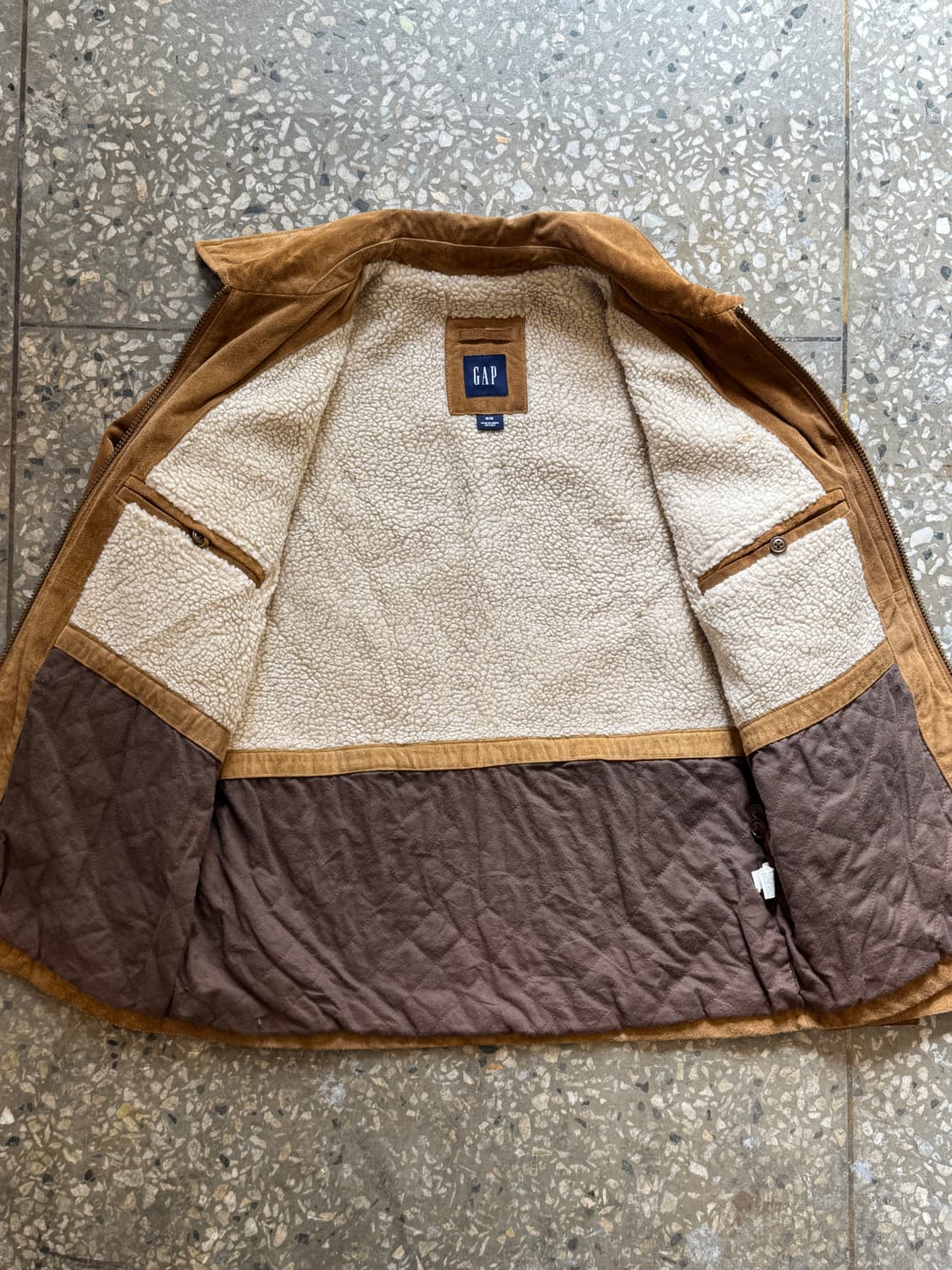 90~00s 갭 스웨이드 자켓(O70) 상품이미지4