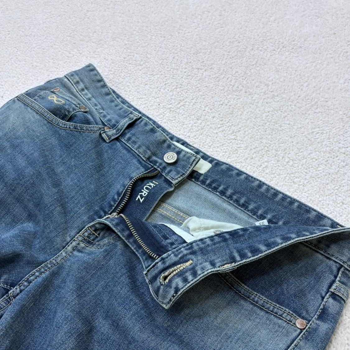 M(33) 플랙 디스트로이드 데님 팬츠 0311E 상품이미지5